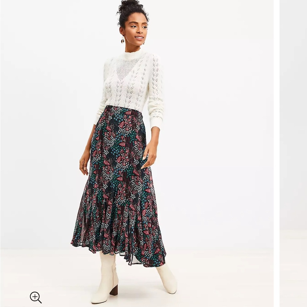 Loft Garden Godet Maxi Skirt (XXS, Petite)